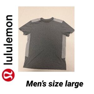 Lululemon men’s size large t shirt grey.​​